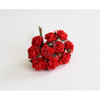 Роза 1,5 см, Красная, 101