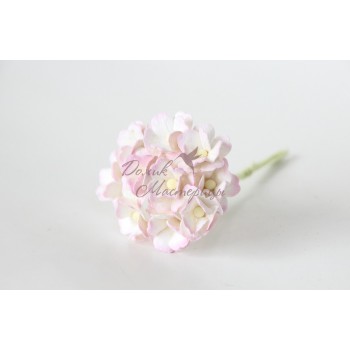 Цветы вишни Белые с розовым краем, 519
