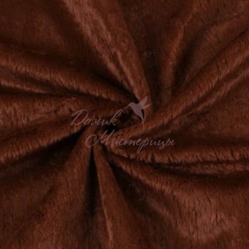 Вискоза прямая 6 мм, коричневая, 4098